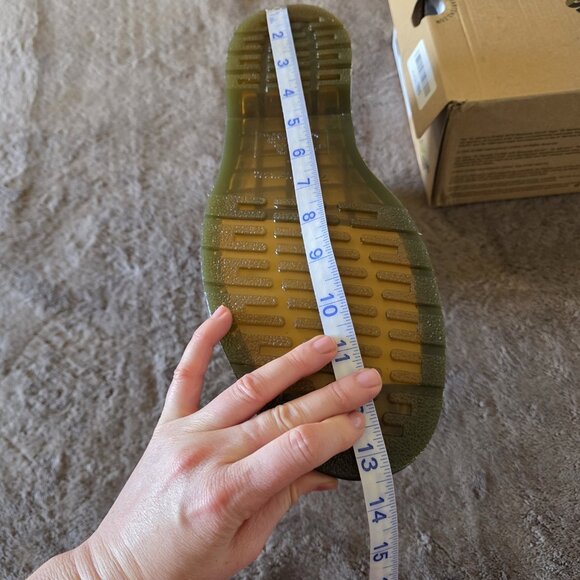 Dr. Martens 1460 Greasy Black Leather Boots Mens 13 NWT - Matte Combat Core - Picture 9 of 16